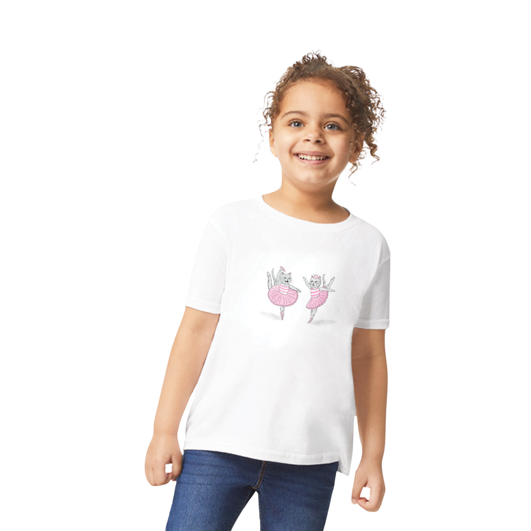 Ballet Cat Dancers T-Shirt – Soft Cotton