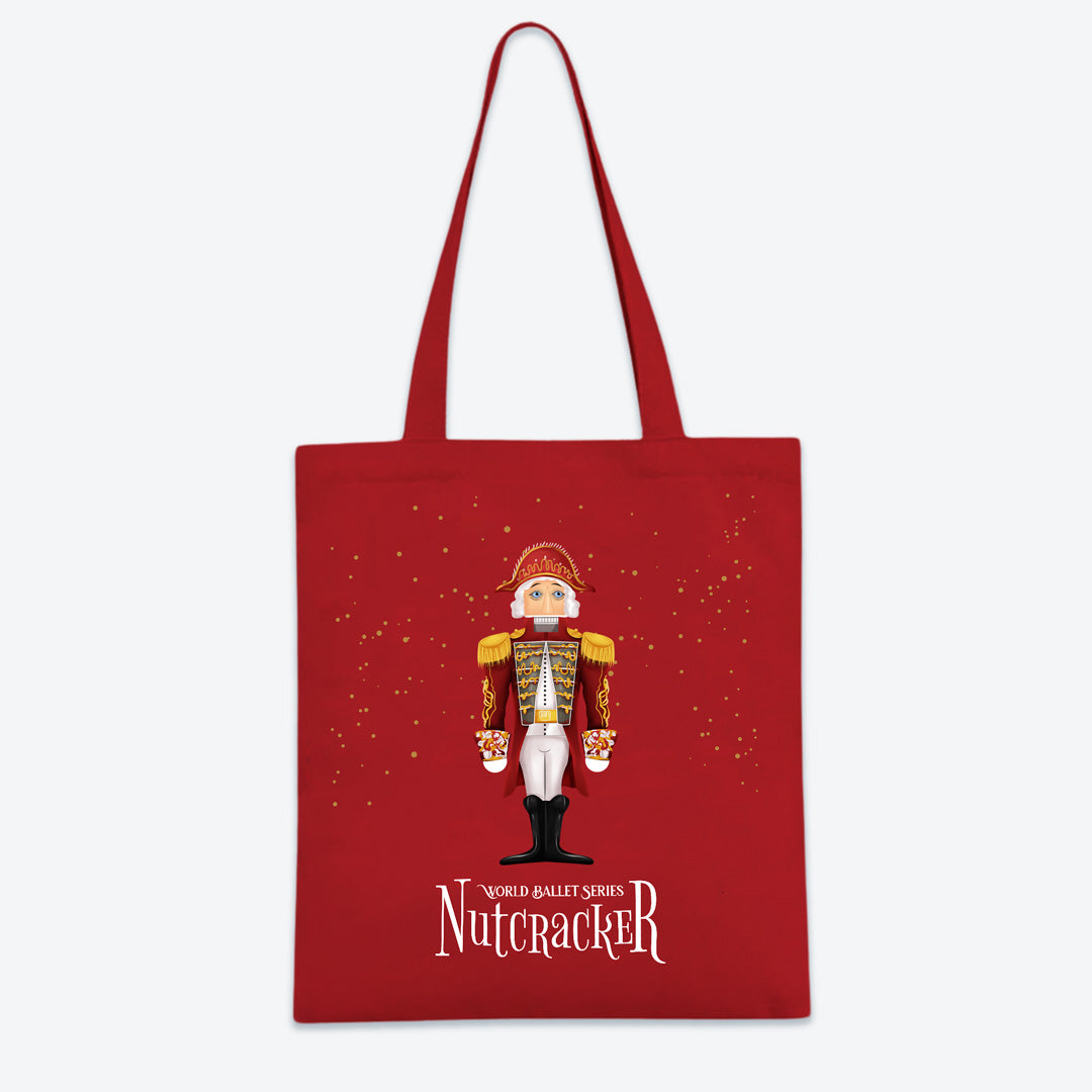 The Nutcracker Tote in Red for Kids and Adults